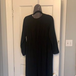 Black long sleeved jumpsuit